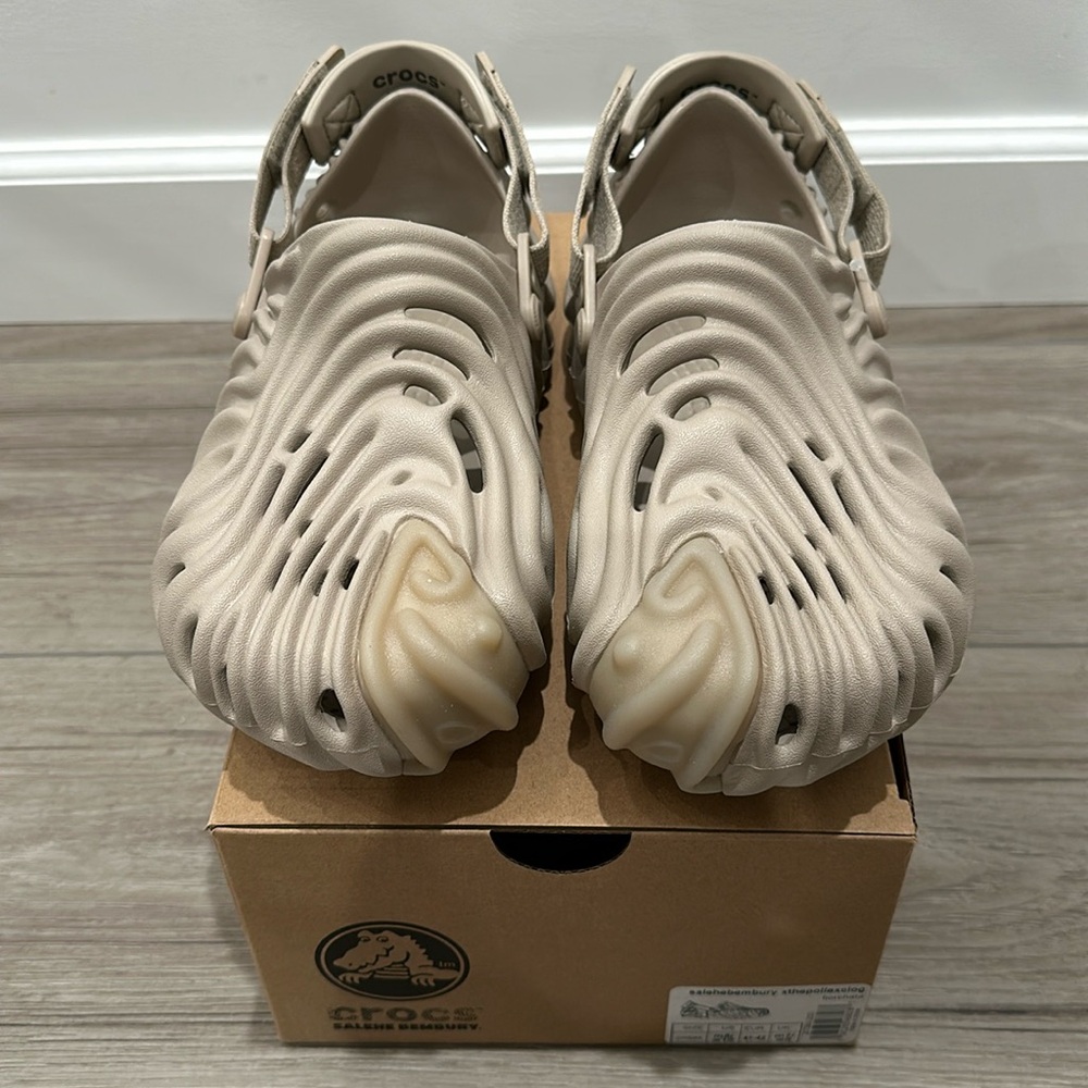 SALEHE BEMBURY CROCS POLLEX CLOG SIZE 8 HORCHATA BRAND NEW